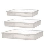 Maxbell File Container Box Transparent Dustproof for Documents Project Case School S