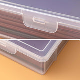 Maxbell File Container Box Transparent Dustproof for Documents Project Case School S