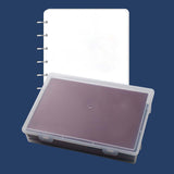 Maxbell File Container Box Transparent Dustproof for Documents Project Case School S