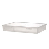 Maxbell File Container Box Transparent Dustproof for Documents Project Case School M