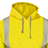 Maxbell High Visibility Reflective Jackets with Pocket Drawstring Tops for Sports M