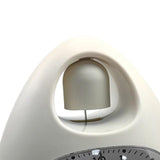 Maxbell Creative Table Clock Egg Shaped with Nightlight Wake up for Home Decor White