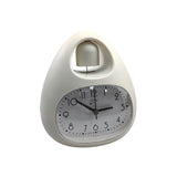 Maxbell Creative Table Clock Egg Shaped with Nightlight Wake up for Home Decor White