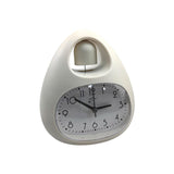 Maxbell Creative Table Clock Egg Shaped with Nightlight Wake up for Home Decor White