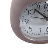 Maxbell Creative Table Clock Egg Shaped with Nightlight Wake up for Home Decor PInk