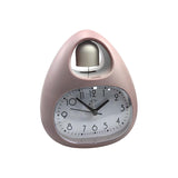 Maxbell Creative Table Clock Egg Shaped with Nightlight Wake up for Home Decor PInk