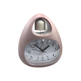Maxbell Creative Table Clock Egg Shaped with Nightlight Wake up for Home Decor PInk
