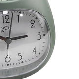 Maxbell Creative Table Clock Egg Shaped with Nightlight Wake up for Home Decor Green