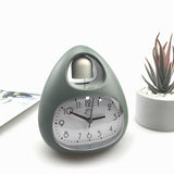 Maxbell Creative Table Clock Egg Shaped with Nightlight Wake up for Home Decor Green