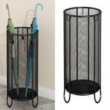 Maxbell Umbrella Storage Holder with Drip Water Tray for Hallway large and Black