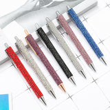 Maxbell 3x Retractable Gel Ink Pens Writing Smoothly Press Pen for Exam Adults Draw Rose Gold