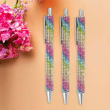 Maxbell 3x Retractable Gel Ink Pens Writing Smoothly Press Pen for Exam Adults Draw Colorful