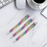Maxbell 3x Retractable Gel Ink Pens Writing Smoothly Press Pen for Exam Adults Draw Colorful