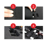 Maxbell Folding Mesh Shockproof Sponge Hold Firmly for Shipping Protective Package 43x29x7.5cm