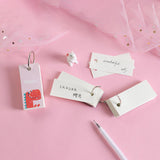 Maxbell Blank Index Note Cards Bookmark Memo Scratch Pads for Learning Notes Taking Teddy