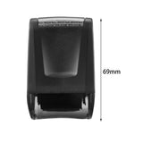 Maxbell Identity Protection Roller Stamp Refillable Privacy Roller for Messy Code Black