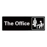 Maxbell Adhesive Office Signs plate Acrylic Door Sign for Workplace Door or Wall