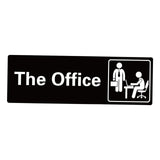 Maxbell Adhesive Office Signs plate Acrylic Door Sign for Workplace Door or Wall