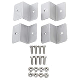 Maxbell 4x Bracket for Solar Panel Wall Mount Cabins RV Nuts Roof Mount Garages
