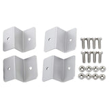 Maxbell 4x Bracket for Solar Panel Wall Mount Cabins RV Nuts Roof Mount Garages