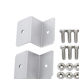 Maxbell 4x Bracket for Solar Panel Wall Mount Cabins RV Nuts Roof Mount Garages