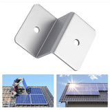 Maxbell 4x Bracket for Solar Panel Wall Mount Cabins RV Nuts Roof Mount Garages