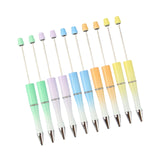Maxbell Beadable Pens DIY Set Christmas Decor Ball Pen for Classroom Journaling Pens Set A