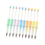 Maxbell Beadable Pens DIY Set Christmas Decor Ball Pen for Classroom Journaling Pens Set A