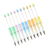 Maxbell Beadable Pens DIY Set Christmas Decor Ball Pen for Classroom Journaling Pens Set A