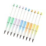 Maxbell Beadable Pens DIY Set Christmas Decor Ball Pen for Classroom Journaling Pens Set A