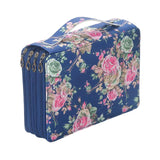 Maxbell Pencil Case Storage Stationery Organizer Pen Bag Pouch for Pens Markers Blue