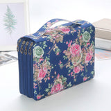 Maxbell Pencil Case Storage Stationery Organizer Pen Bag Pouch for Pens Markers Blue