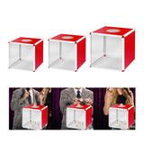 Maxbell Donation Boxes Comment Box Metal Frame for Shopping Mall Outdoor Office 25cm