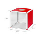 Maxbell Donation Boxes Comment Box Metal Frame for Shopping Mall Outdoor Office 25cm