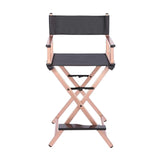 Maxbell Makeup Artist Chair Cosmetics beauty folding for Balcony Makeup Rose Aureate