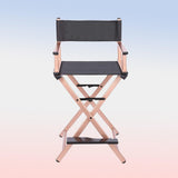 Maxbell Makeup Artist Chair Cosmetics beauty folding for Balcony Makeup Rose Aureate