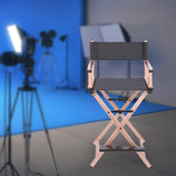 Maxbell Makeup Artist Chair Cosmetics beauty folding for Balcony Makeup Rose Aureate