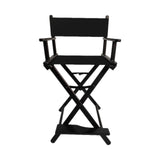 Maxbell Makeup Artist Chair Cosmetics beauty folding for Balcony Makeup Black