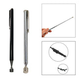 Maxbell Telescopic Pickup Tool Handheld Durable Multipurpose for Workshop Indoor Argent