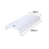 Maxbell SPA Massage Bed Cover Sheet Protector with Face Hole 80x200cm Machine Wash White