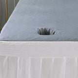 Maxbell SPA Massage Bed Cover Sheet Protector with Face Hole 80x200cm Machine Wash Pink