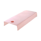 Maxbell SPA Massage Bed Cover Sheet Protector with Face Hole 80x200cm Machine Wash Pink