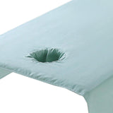 Maxbell SPA Massage Bed Cover Sheet Protector with Face Hole 80x200cm Machine Wash Green