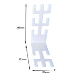 Maxbell Pet Anesthesia Breathing Circuit Bracket Universal L shaped Threaded Holder White