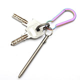 Maxbell Creative Mini Titanium Pen Durable Multitool for Hiking Traveling School A