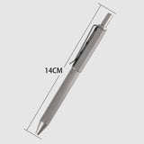 Maxbell Retractable Ballpoint Pen Titanium Alloy Ball Pen Accs for Writing School