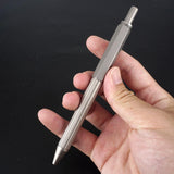 Maxbell Retractable Ballpoint Pen Titanium Alloy Ball Pen Accs for Writing School