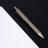 Maxbell Retractable Ballpoint Pen Titanium Alloy Ball Pen Accs for Writing School