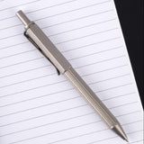Maxbell Retractable Ballpoint Pen Titanium Alloy Ball Pen Accs for Writing School