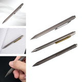 Maxbell Retractable Ballpoint Pen Titanium Alloy Gift Ball Pen for Women Men School A